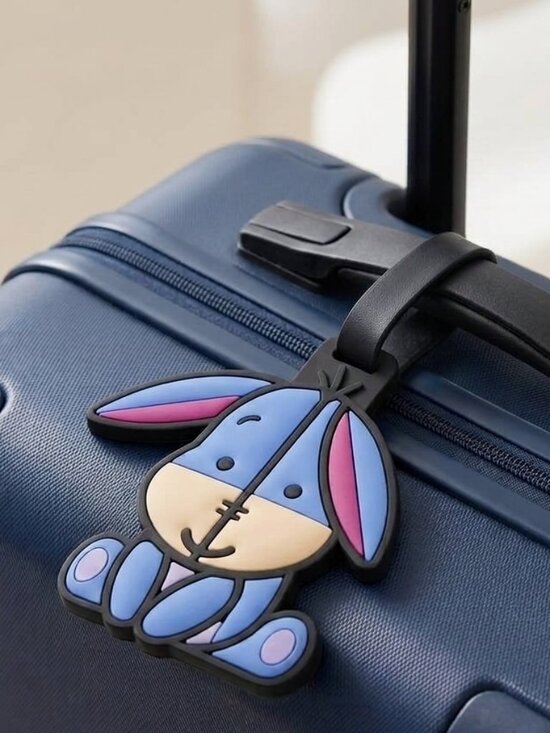 Accessories - Eeyore Pooh Disney Silicone Luggage Baggage Handbag Travel Suitcase Tag Name ID